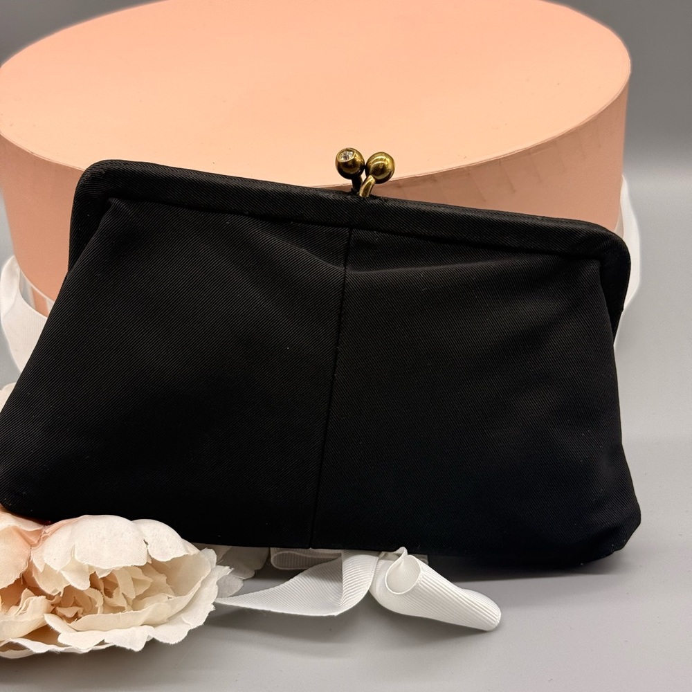 🥰VINTAGE Elegant Small Black Clutch Bag